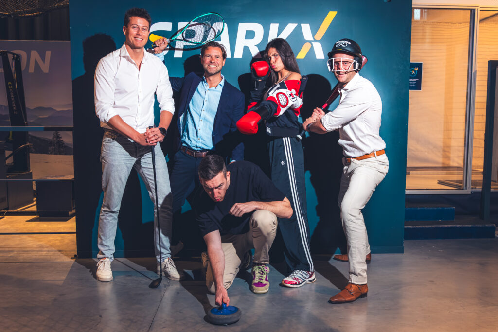 Céline Dept, Mathieu Renier en het team van Sparkx